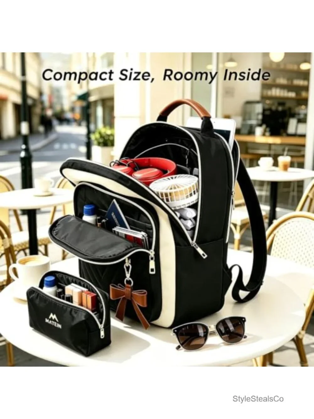 Mini Backpack Purse for Women Waterproof Polyester Lightweight Daypack